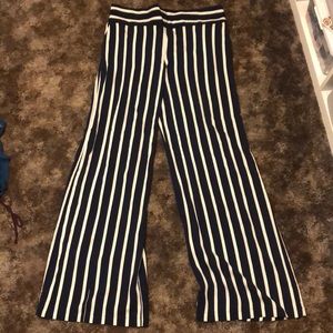 Adrienne Vittadini Navy Blue jumpsuit pants